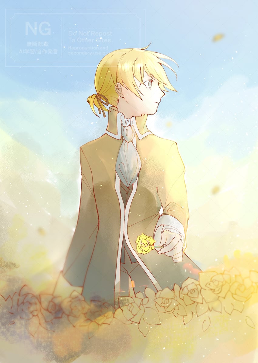 kagamine len and allen avadonia (vocaloid and 2 more) drawn by tomari_drew
