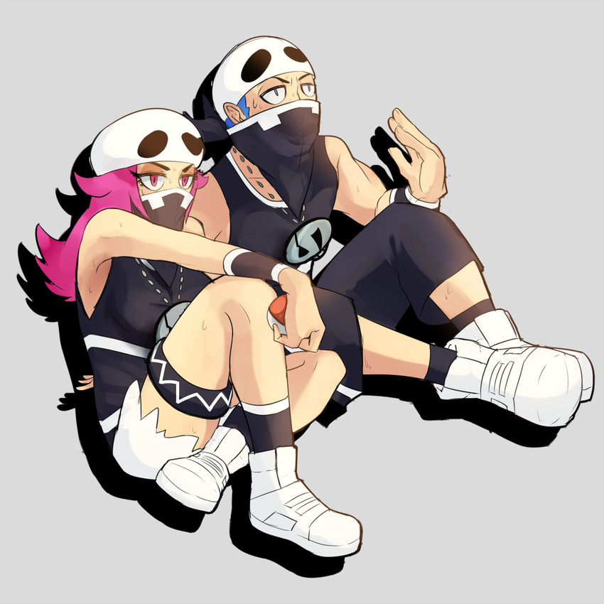 team skull grunt (pokemon and 1 more) drawn by sashimi_(mikumikugiri0610)