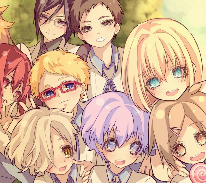 midare toushirou, yagen toushirou, gokotai, atsushi toushirou, akita toushirou, and 3 more (touken ranbu) drawn by otone_(sznr-otn-goth)