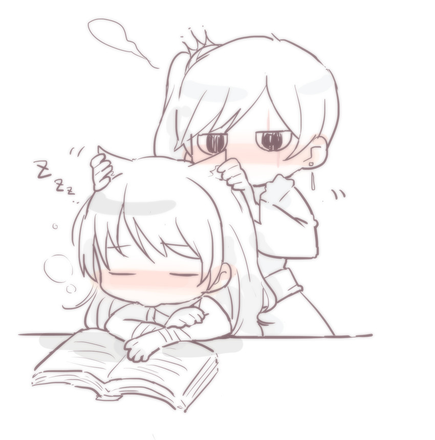 weiss schnee and blake belladonna (rwby) drawn by sorimachi-doufu