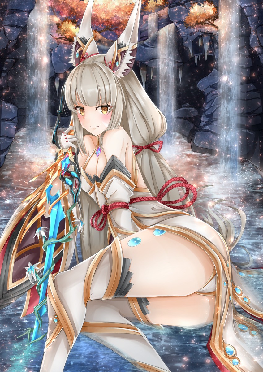 nia (xenoblade chronicles and 1 more) drawn by sarasadou_dan