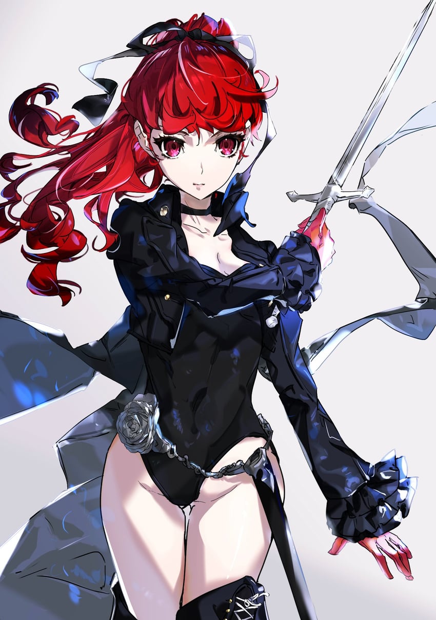 yoshizawa kasumi and violet (persona and 2 more) drawn by kumano_iroha