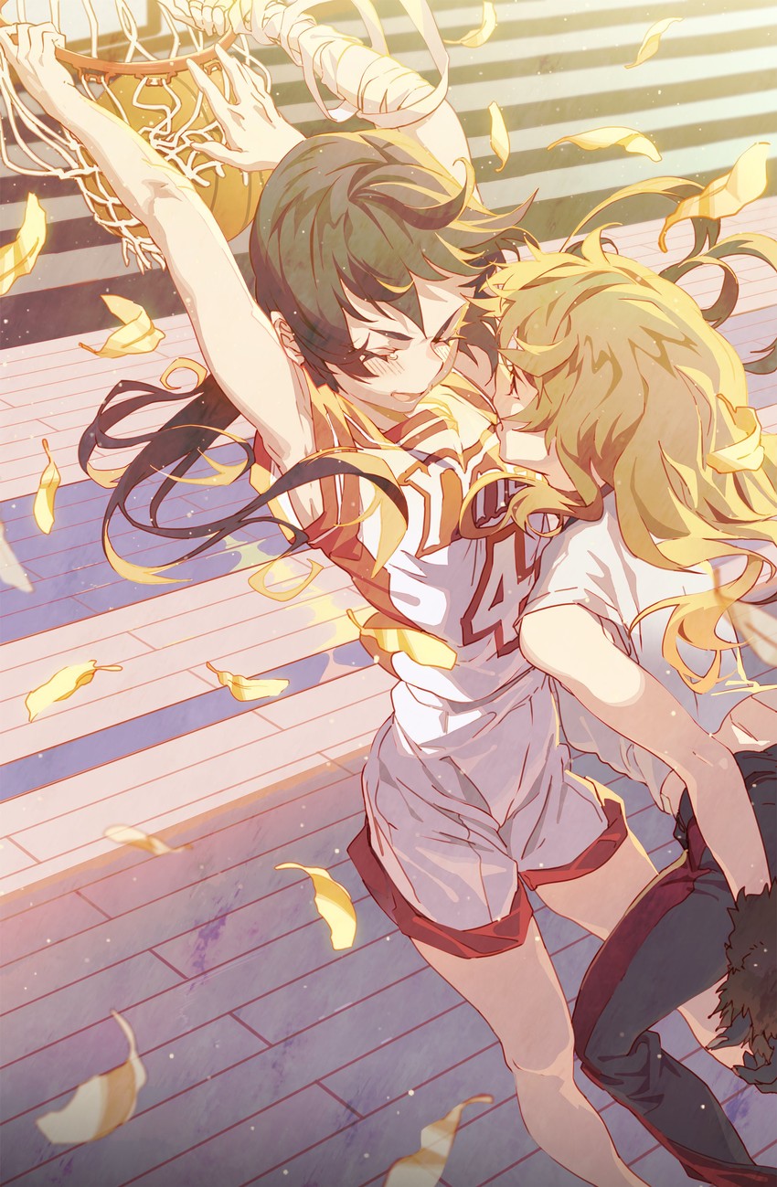 kanbaru suruga and numachi rouka (monogatari and 1 more) drawn by hxxg
