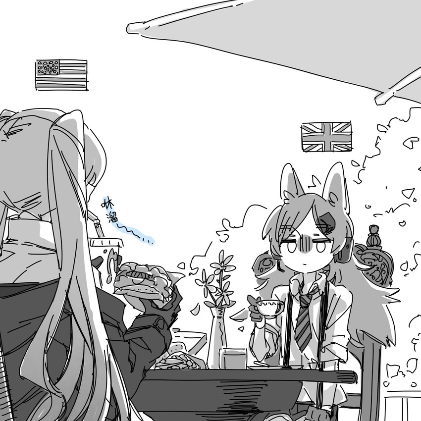 idw and lwmmg (girls' frontline) drawn by su_xiao_jei