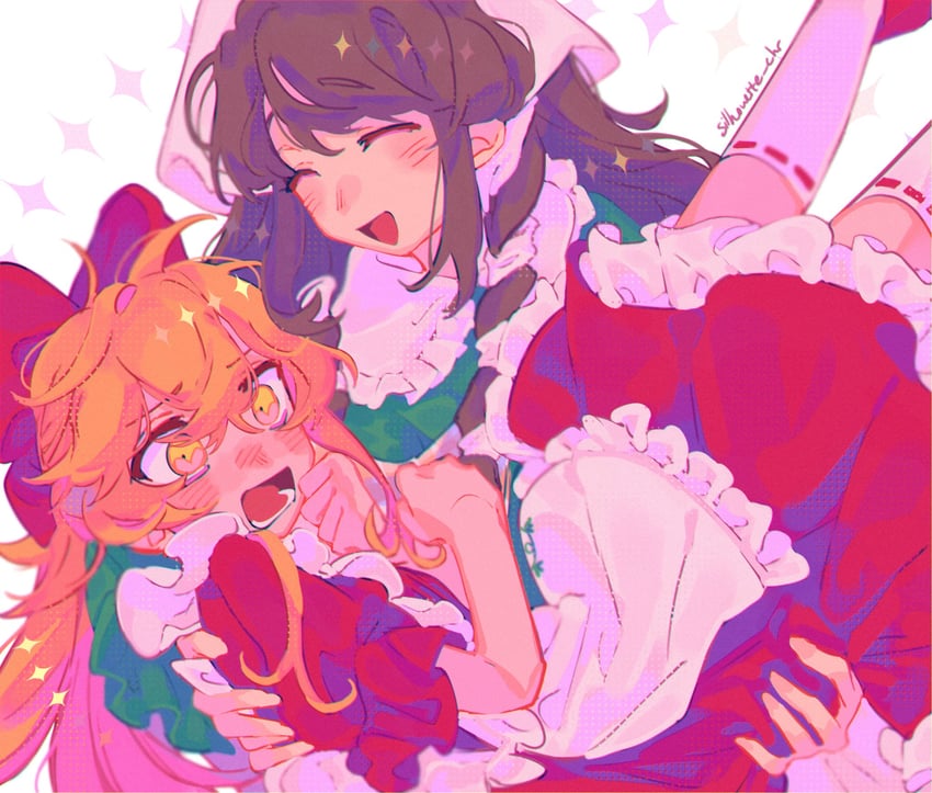 elise liedl and freya (little goody two shoes) drawn by silhouette_chr