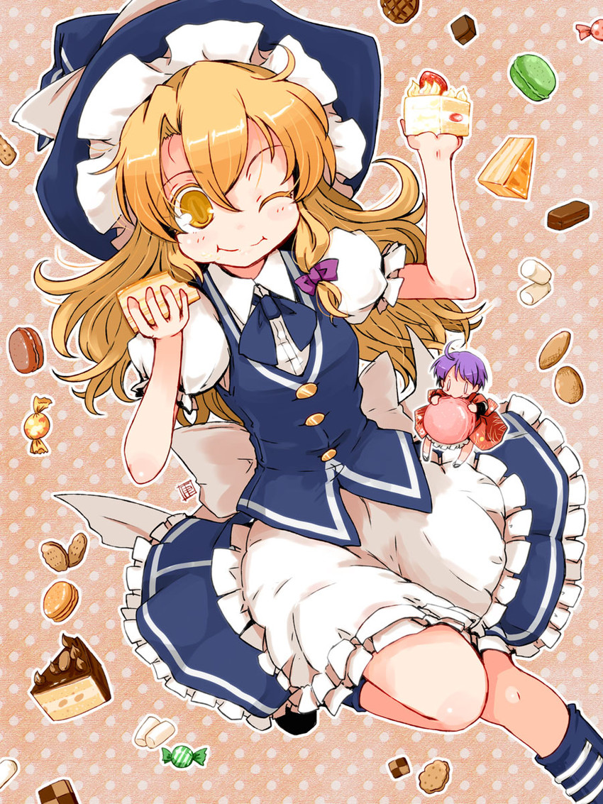 kirisame marisa and sukuna shinmyoumaru (touhou) drawn by kanoe_soushi