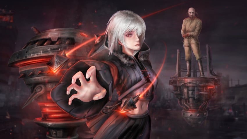 libra and yuri (command & conquer and 3 more) drawn by cqdym