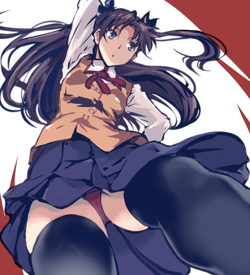 tohsaka rin (fate and 1 more) drawn by kamisimo_90