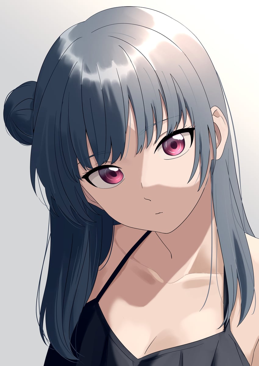tsushima yoshiko (love live! and 1 more) drawn by s_sho_mkrn