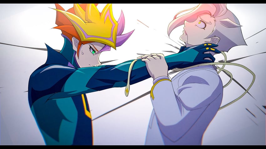 fujiki yusaku, playmaker, spectre, and lightning (yu-gi-oh! and 1 more) drawn by atltax_00