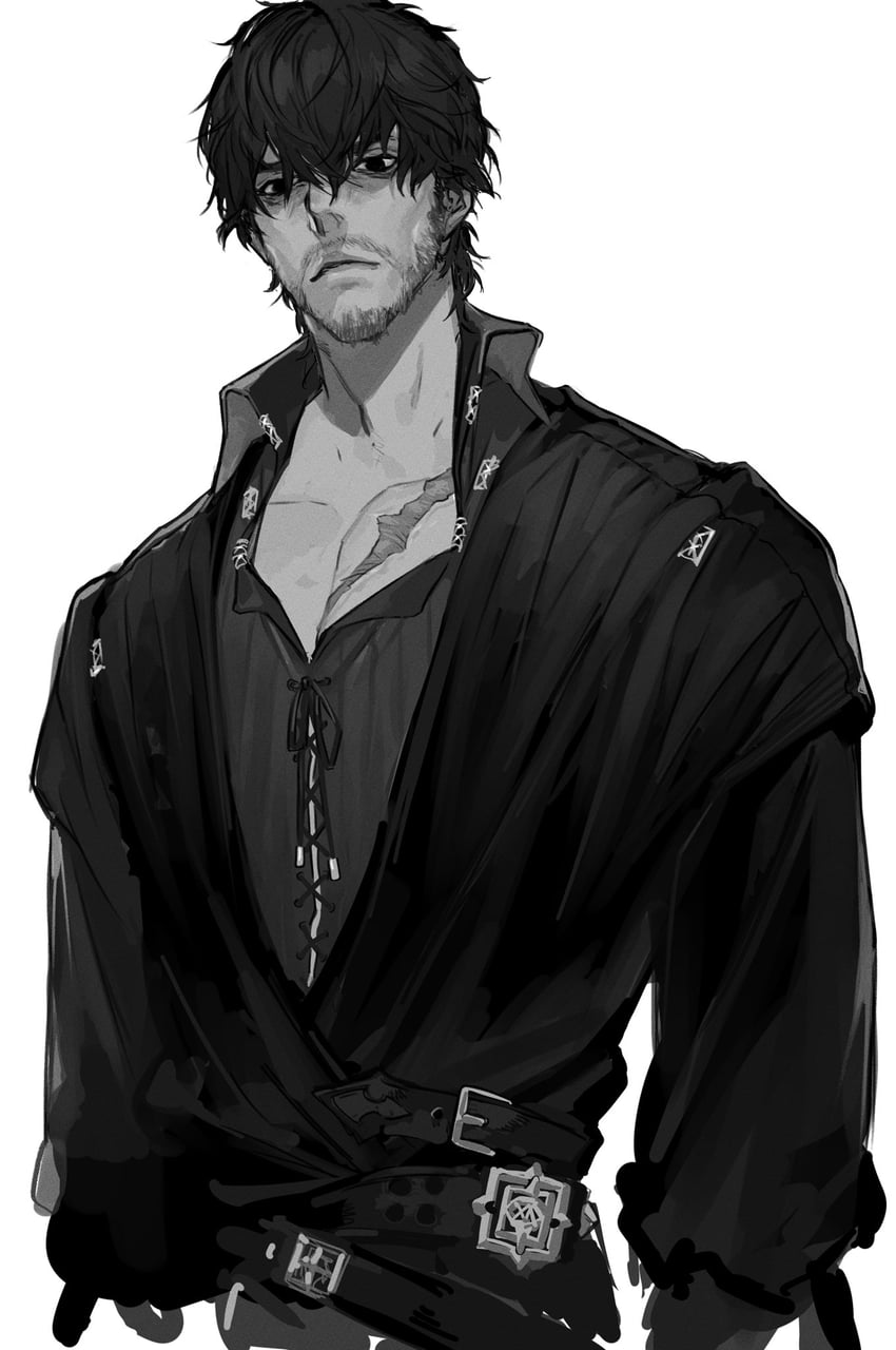 barnabas tharmr (final fantasy and 1 more) drawn by ogata_tomio