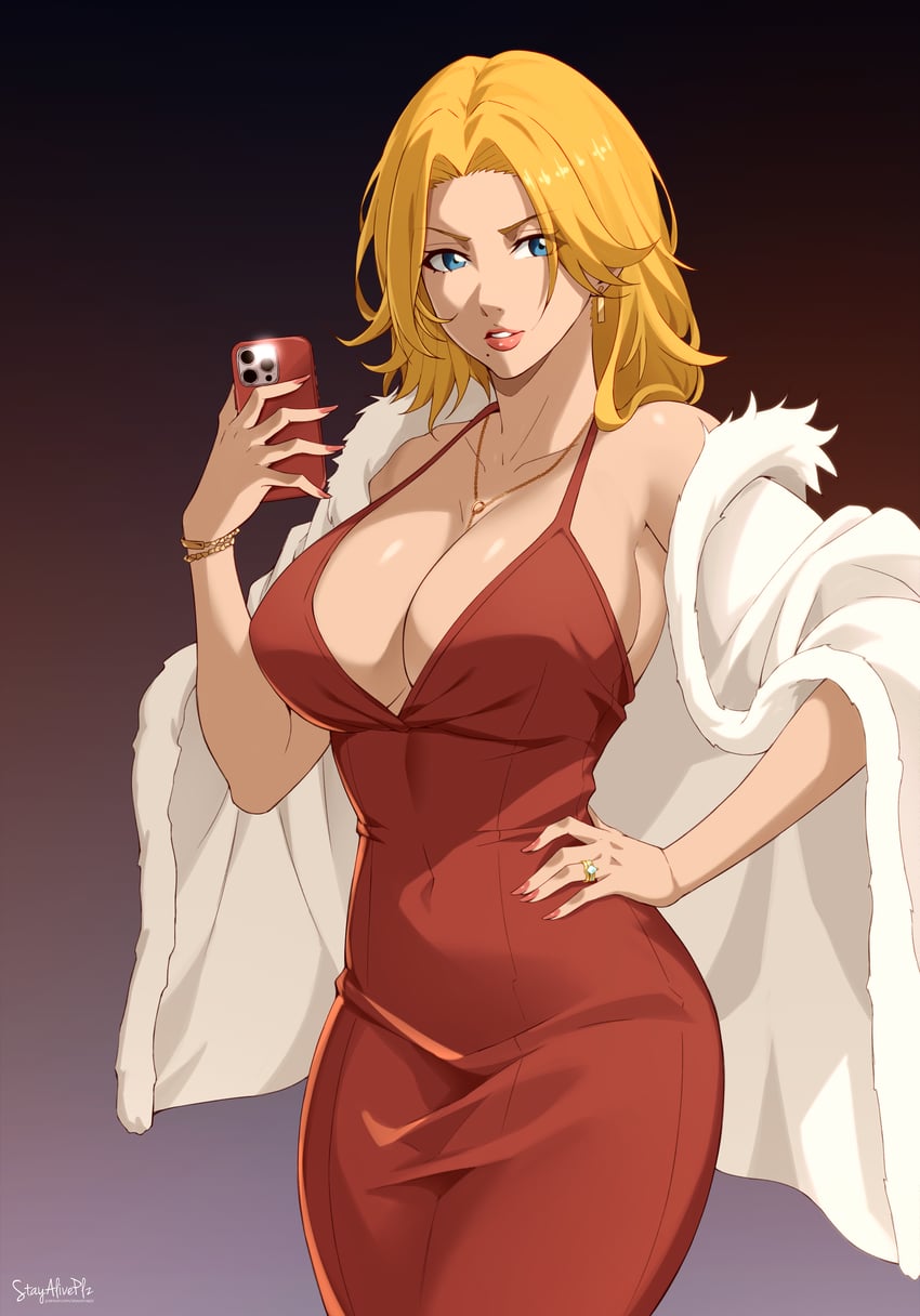 matsumoto rangiku (bleach) drawn by stayaliveplz