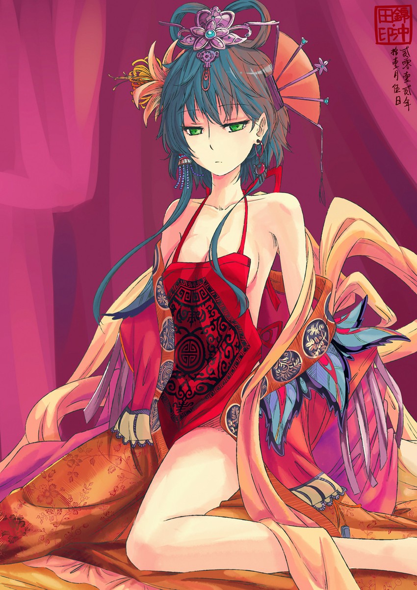 luo tianyi (vocaloid and 1 more) drawn by jin_chongtian