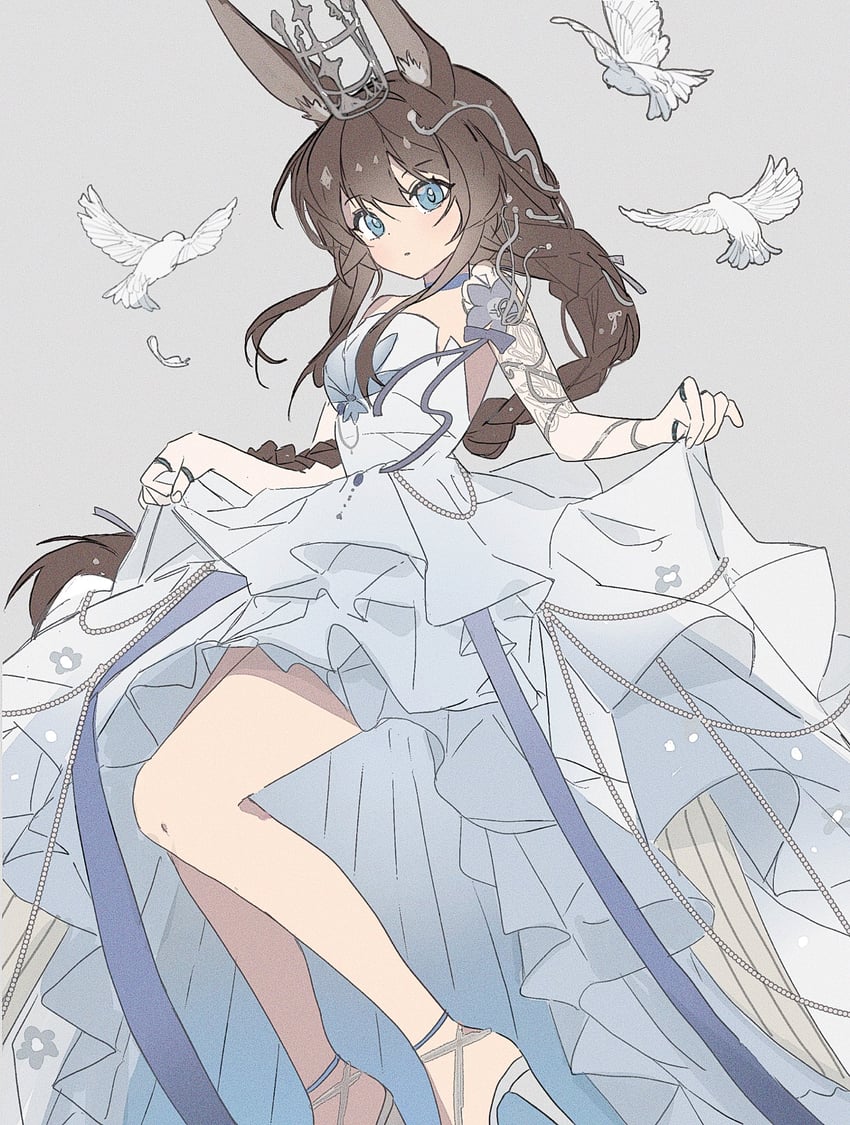 amiya (arknights and 1 more) drawn by seri_(vyrlw)