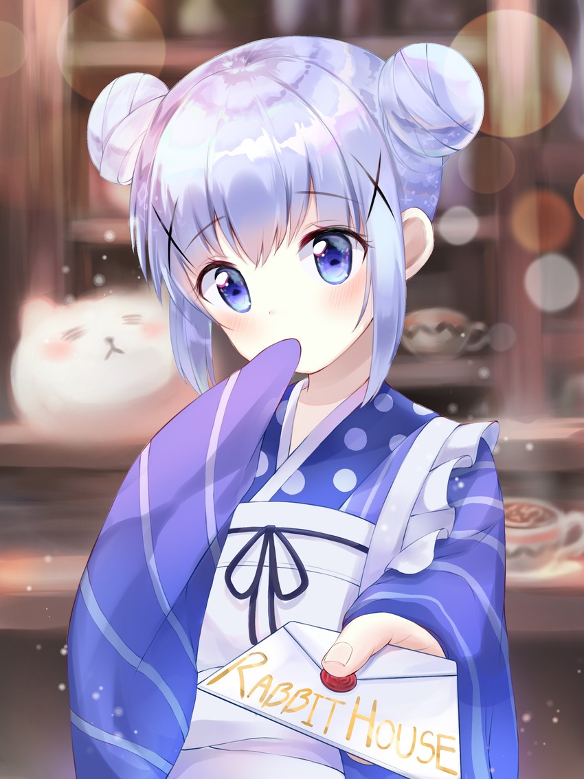 kafuu chino and tippy (gochuumon wa usagi desu ka?) drawn by chie_(wendy9537)