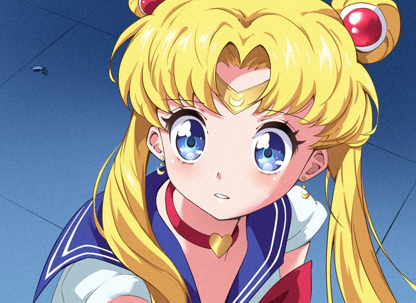tsukino usagi and sailor moon (bishoujo senshi sailor moon and 1 more) drawn by yuan_lian_hanzi