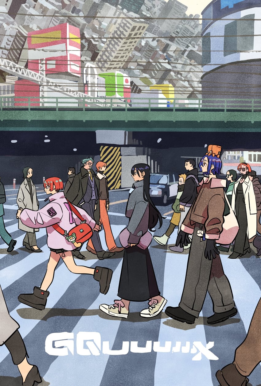 amate yuzuriha, haro, shuji ito, nyaan, challia bull, and 8 more (gundam and 2 more) drawn by takeuchi_ryousuke