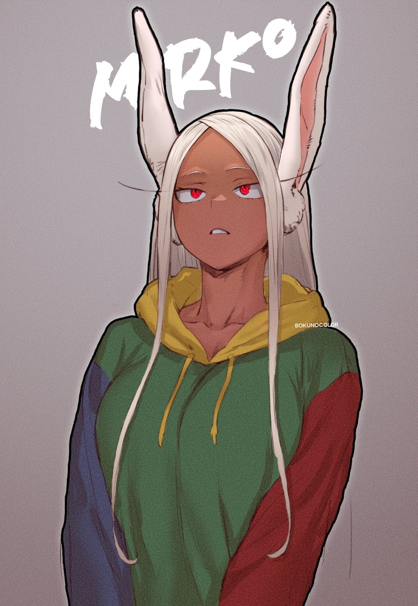 mirko (boku no hero academia) drawn by bokunocolor and parallaxfused