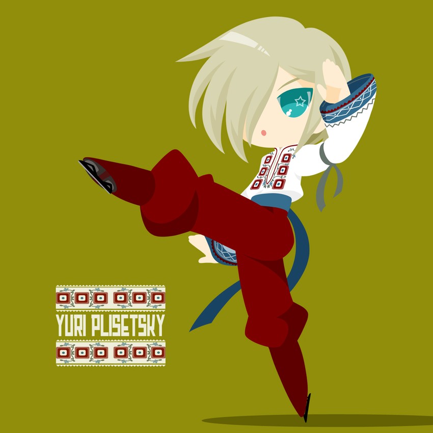 yuri plisetsky (yuri!!! on ice) drawn by kaorin_minogue