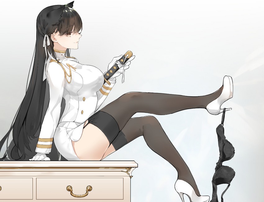 atago (azur lane) drawn by neko_(ganecooo)