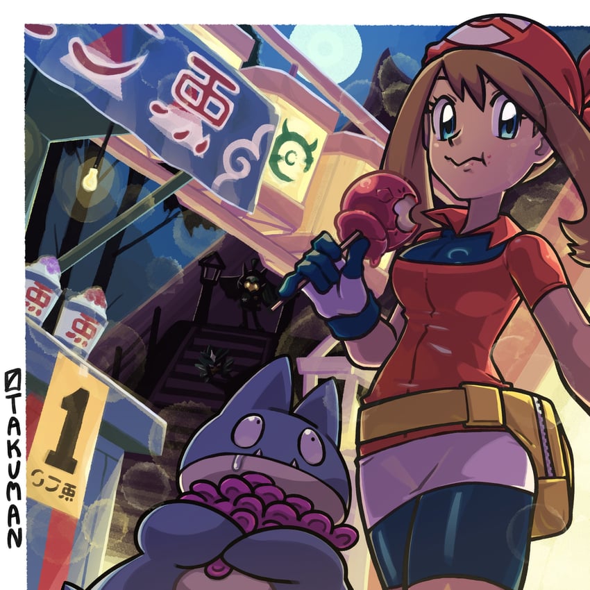 may, ogerpon, and munchlax (pokemon and 2 more) drawn by otakuman