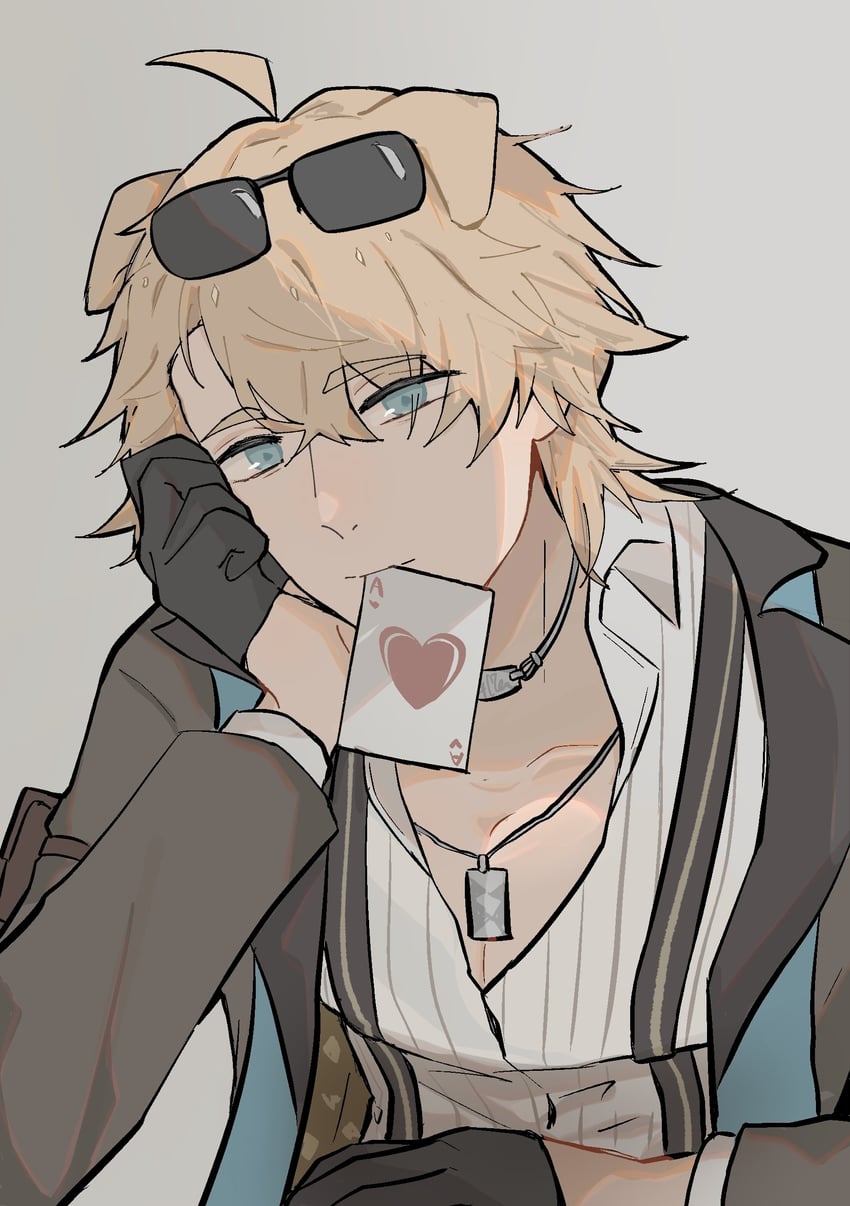 tequila (arknights and 1 more) drawn by aryo_77c
