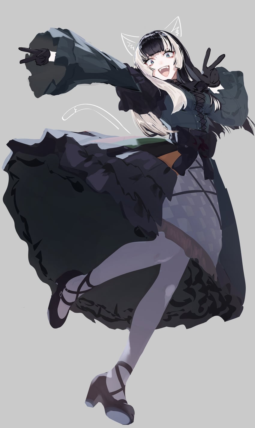 juufuutei raden (hololive and 1 more) drawn by murechika