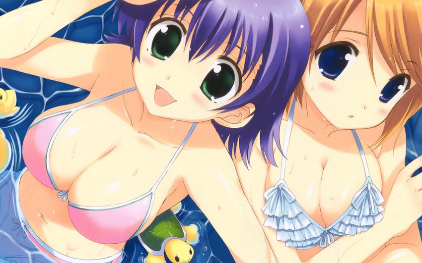 komaki manaka and tonami yuma (to heart and 1 more) drawn by ohara_tometa and sakura_koharu