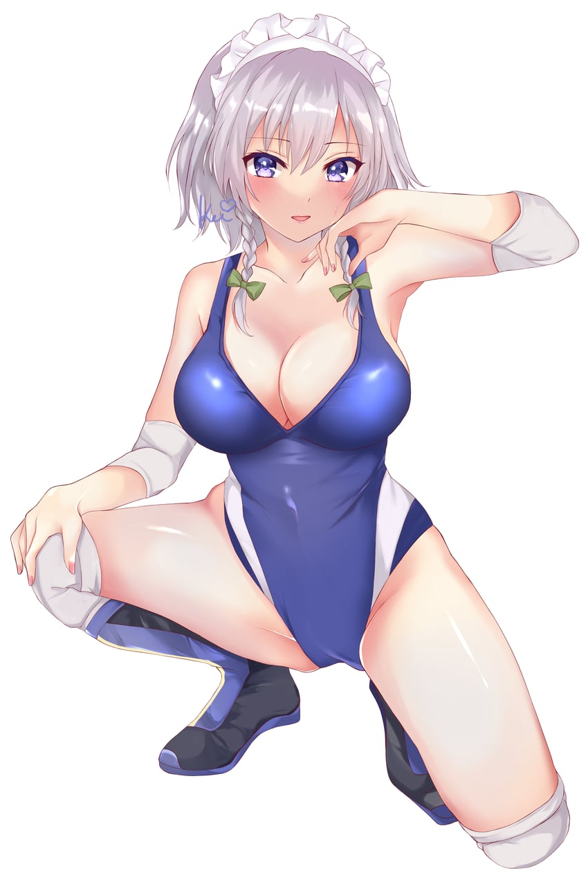 izayoi sakuya (touhou and 1 more) drawn by cismlyri