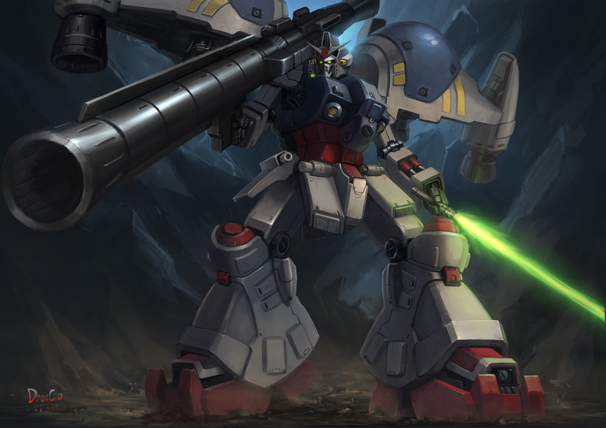 gundam gp-02 physalis (gundam and 1 more) drawn by duan_henglong