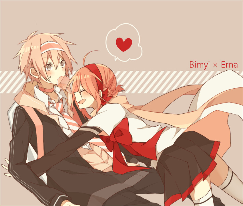 ichinomiya eruna and bimi (mikagura gakuen kumikyoku) drawn by rengeso