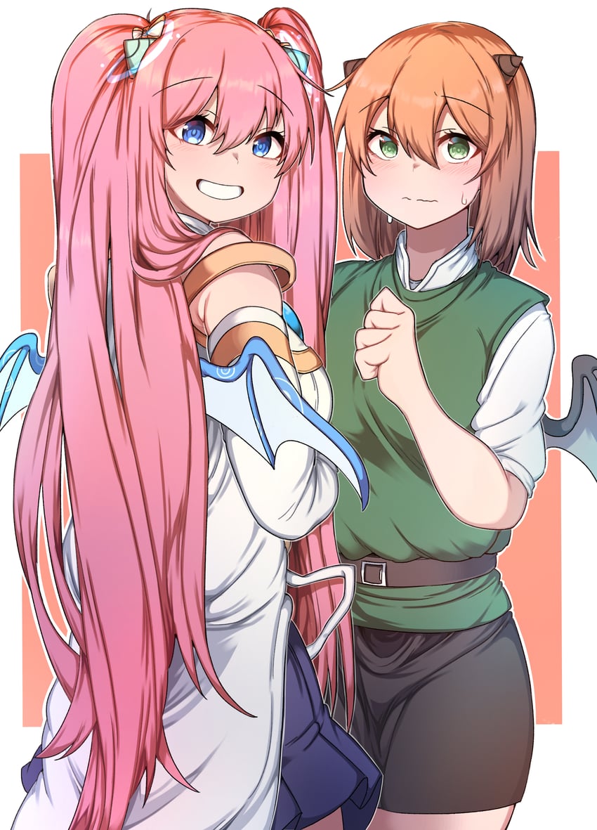 angelic buster and tear (maplestory) drawn by catch_(tkjv4228)