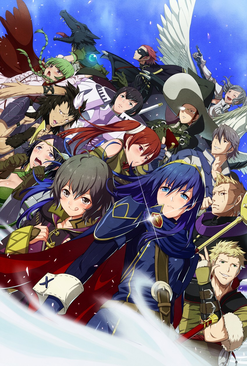 lucina, female morgan, severa, nah, noire, and 9 more (fire emblem and 1 more) drawn by matanonki