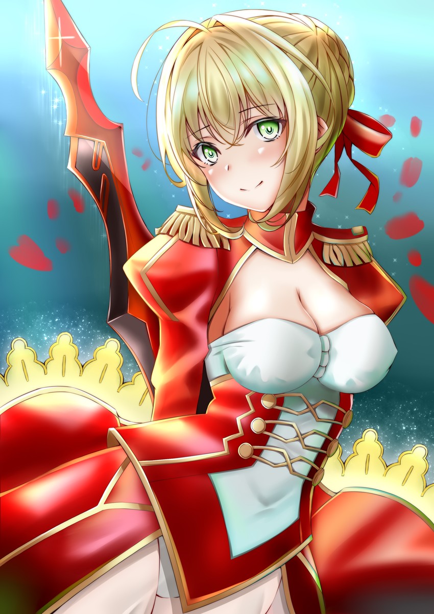 nero claudius (fate and 2 more) drawn by yukiaka