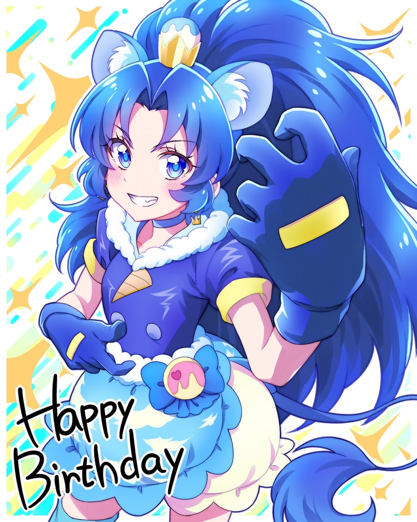 tategami aoi and cure gelato (precure and 1 more) drawn by kyoutsuugengo