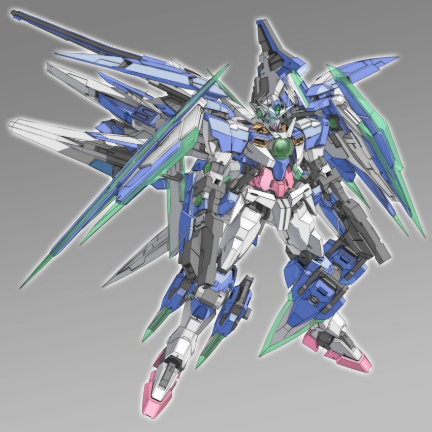 00 qan[t] (gundam and 2 more) drawn by zefai