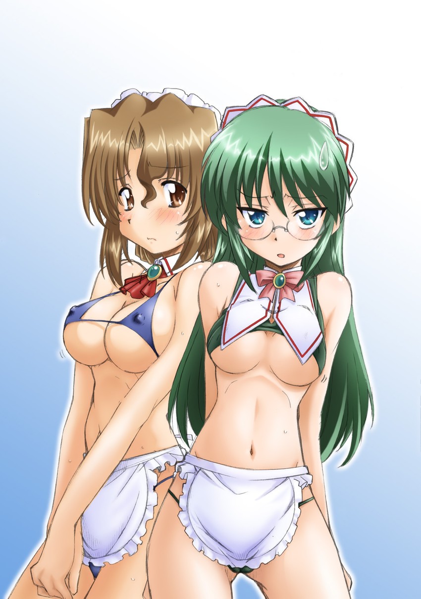 maria and kijima saki (hayate no gotoku!) drawn by arai_kazuki