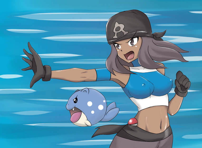 spheal and team aqua grunt (pokemon and 2 more) drawn by a.k