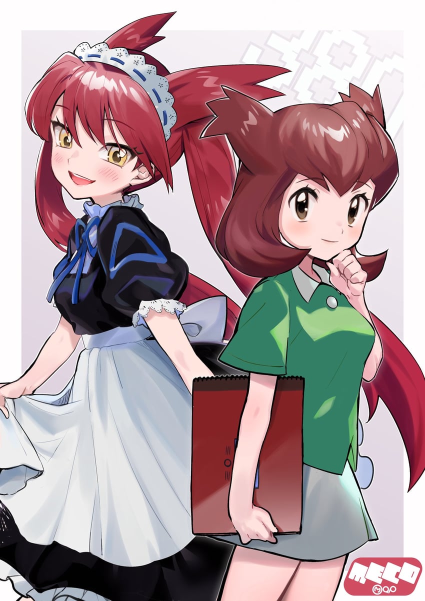latias and bianca (pokemon and 2 more) drawn by abe_(kumayu)