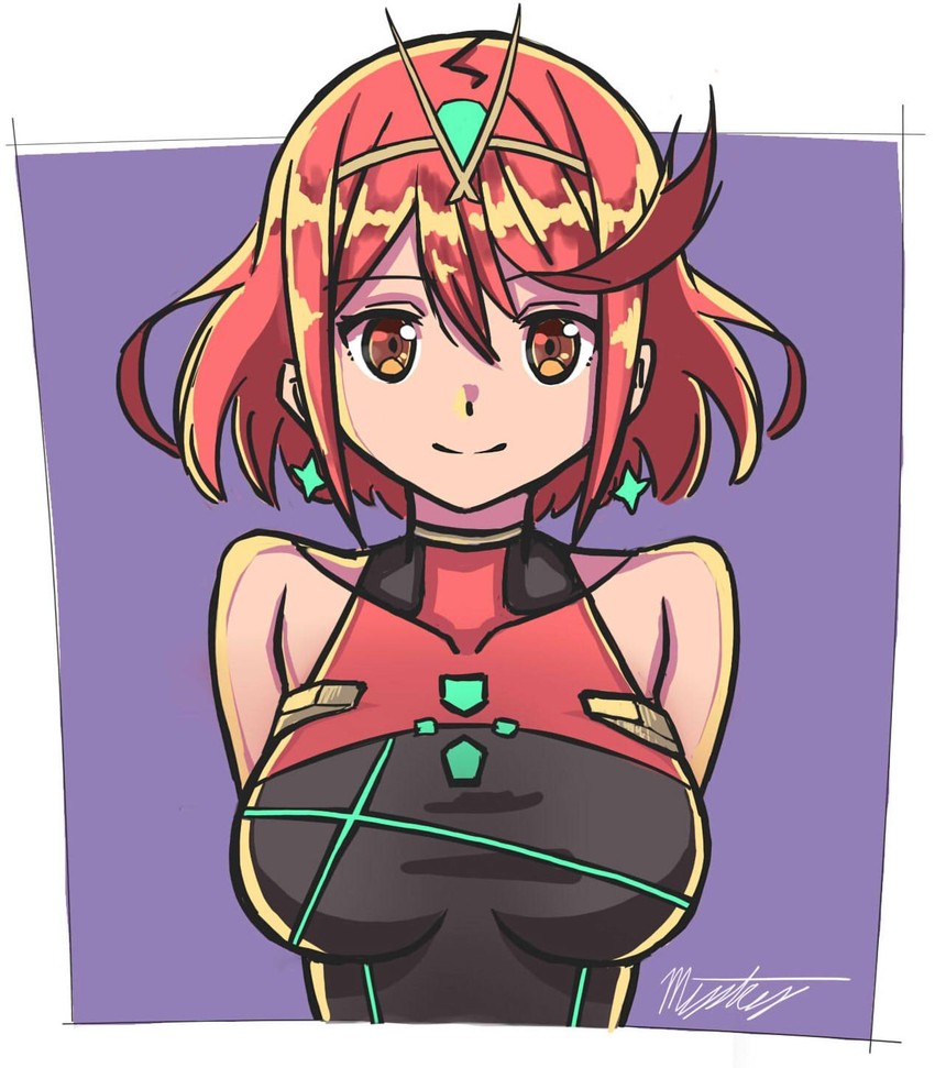 pyra (xenoblade chronicles and 1 more) drawn by megamystryy