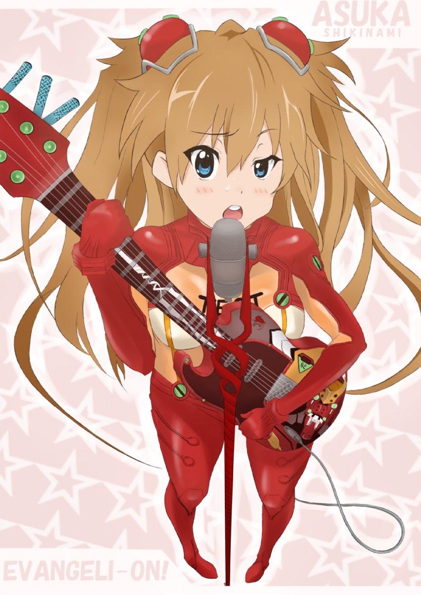 souryuu asuka langley and eva 02 (neon genesis evangelion and 3 more) drawn by sanomakotodesu