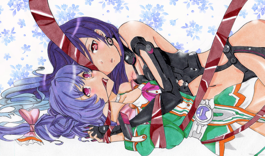 iris heart and pururut (neptune and 1 more) drawn by sabrina_stehlik