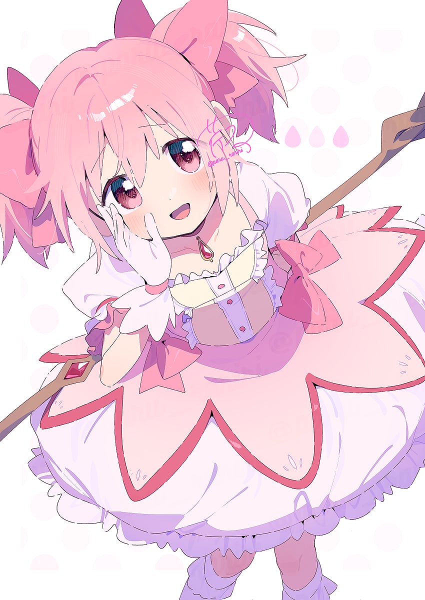 kaname madoka (mahou shoujo madoka magica) drawn by serizawa_serizane