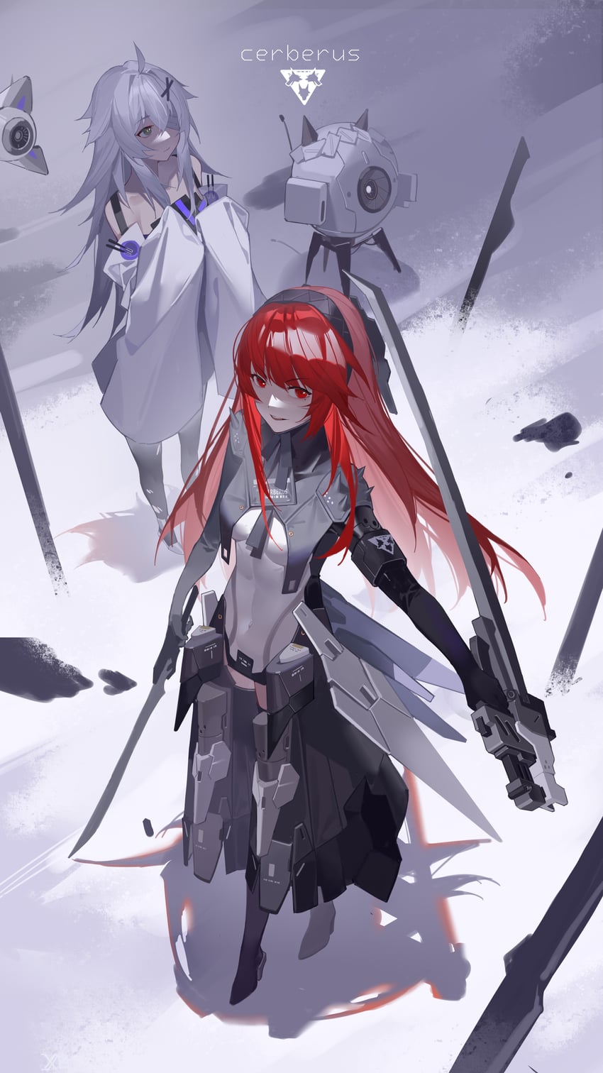 no. 21, vera, no. 21: xxi, vera: rozen, and no. 21's buddy (punishing: gray raven) drawn by xe367