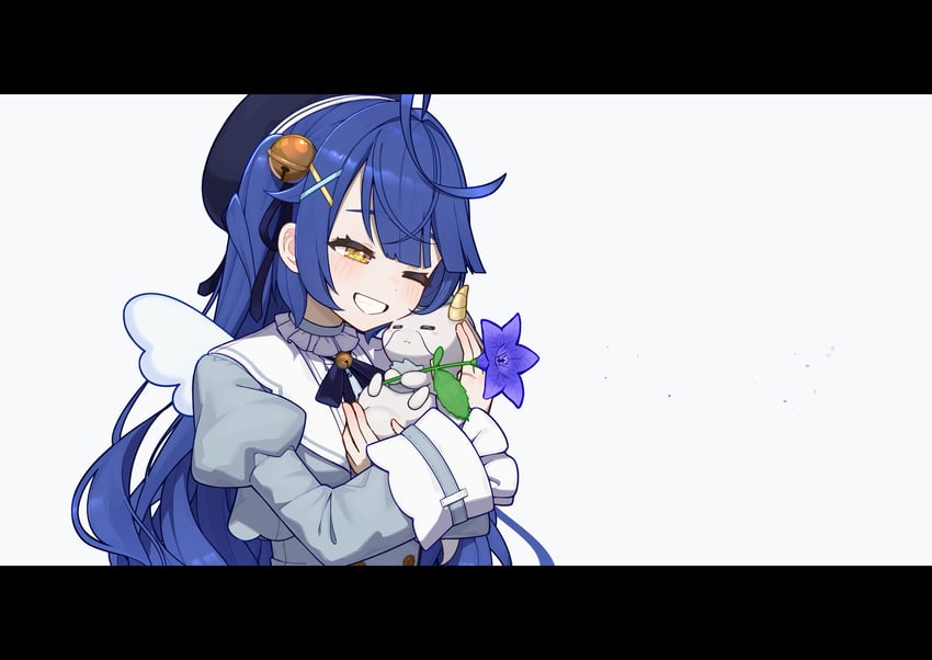 amamiya kokoro and neko (nijisanji) drawn by lunch_boxer