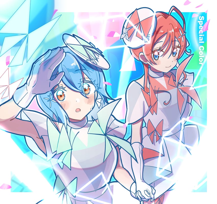 wakana shiki and yoneme mei (love live! and 1 more) drawn by techimi