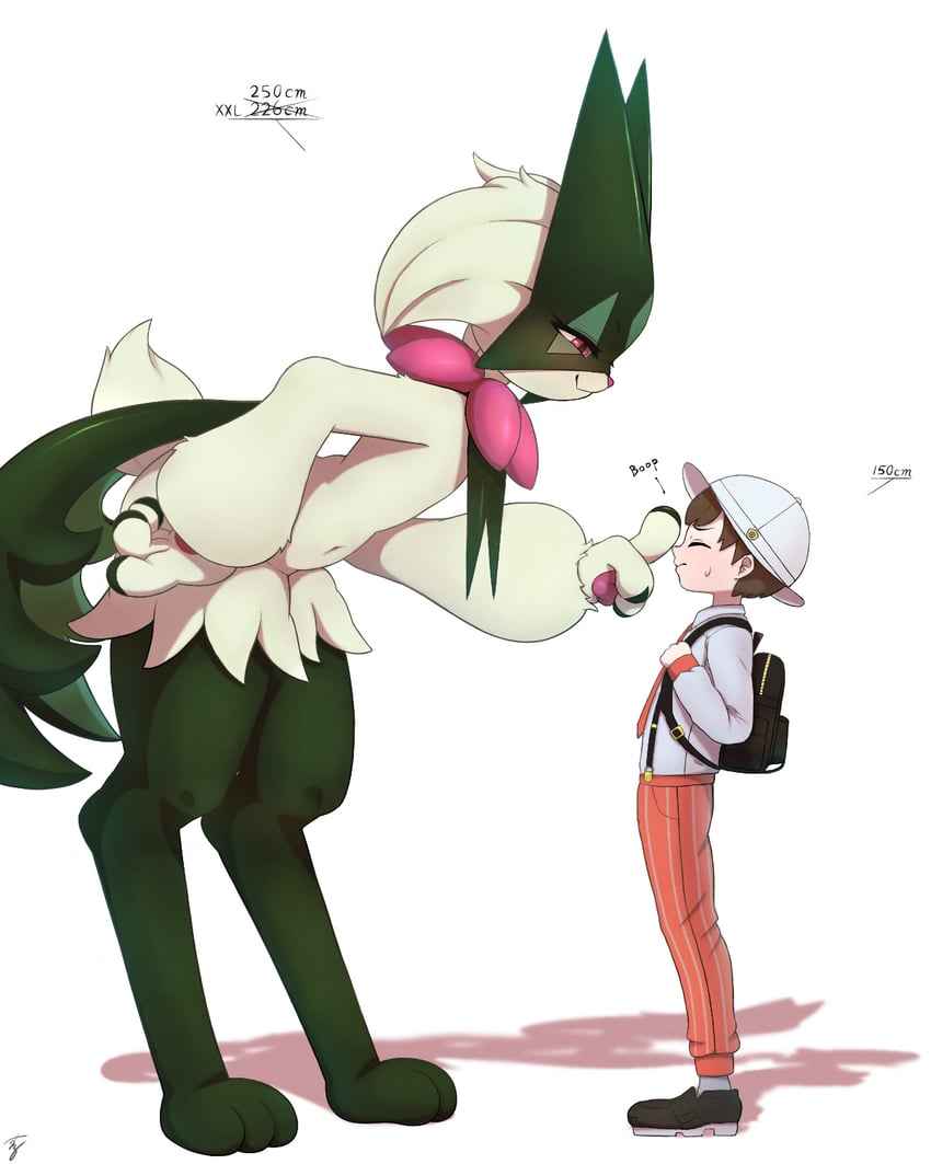 florian and meowscarada (pokemon and 1 more) drawn by hunter_suru