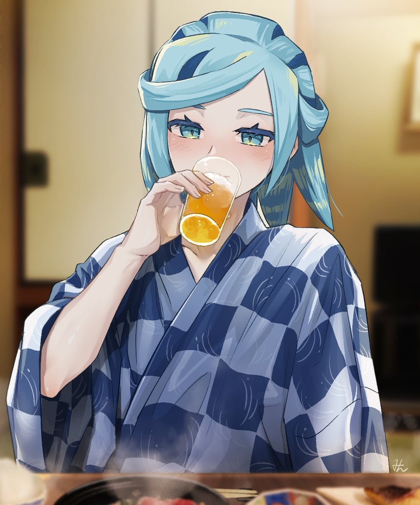 grusha (pokemon and 1 more) drawn by min_(myna8247)