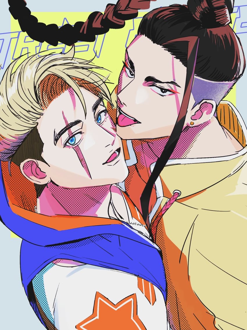 luke sullivan and jamie siu (street fighter and 1 more) drawn by bzzeqcwktqcwmfb