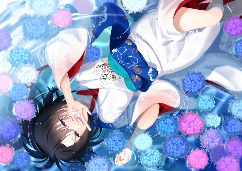 ryougi shiki and void shiki (kara no kyoukai) drawn by kwhr_a